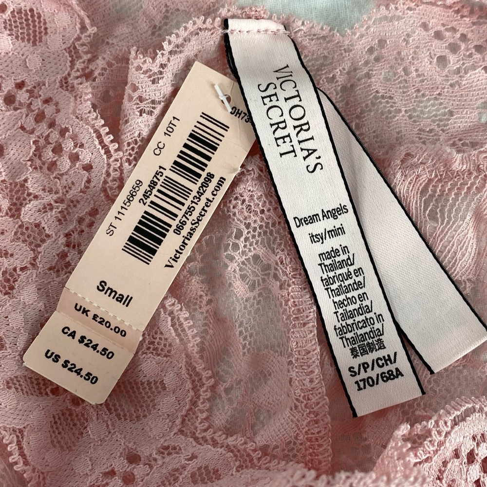 3/$36 VS Dream Angels Itsy Mini Lace Panty - Picture 3 of 3